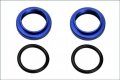 01.FM364BL Blue Alloy Shock Collars