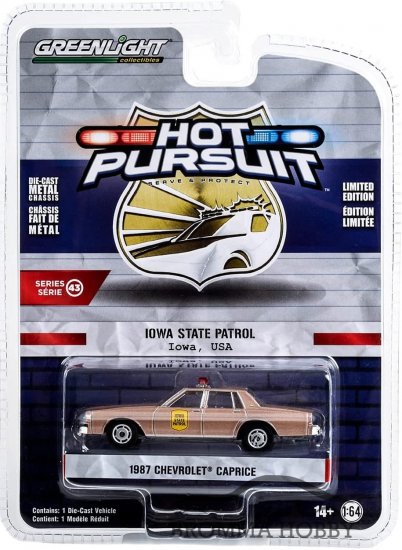Chevrolet Caprice (1987) - Iowa State Patrol - Click Image to Close
