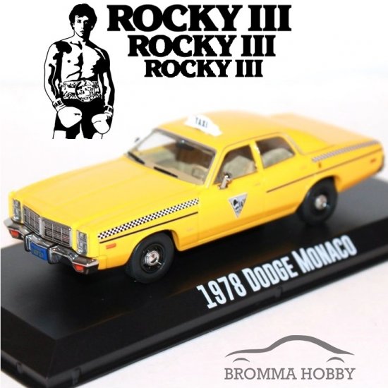 Dodge Monaco (1978) - TAXI - Rocky III - Klicka på bilden för att stänga