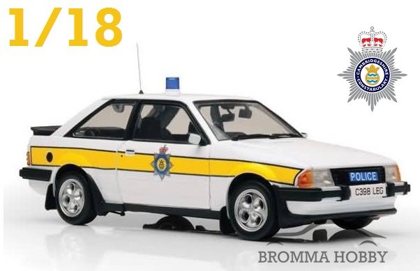 Ford Escort XR3i - Cambrigeshire POLICE - Click Image to Close