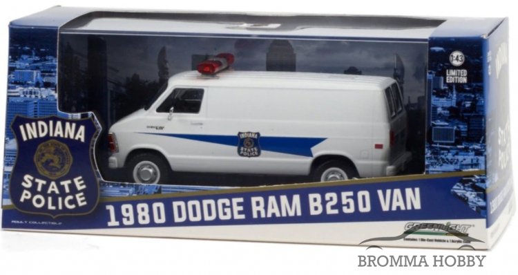 Dodge Ram Van (1980) - Indiana State Police - Klicka på bilden för att stänga