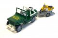 Willys Jeep + MC på släp