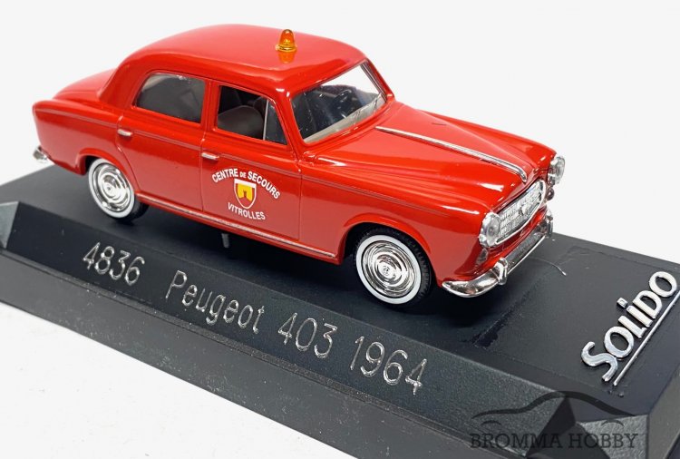 Peugeot 403 (1964) - Brandkår - Klicka på bilden för att stänga