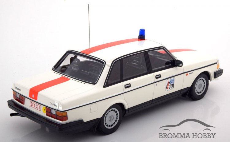 Volvo 240 Turbo (1986) - Gendarmerie / Rijkswacht - Klicka på bilden för att stänga
