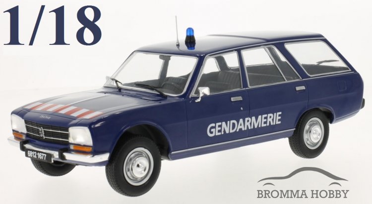 Peugeot 504 (1976) - Gendarmerie - Klicka på bilden för att stänga