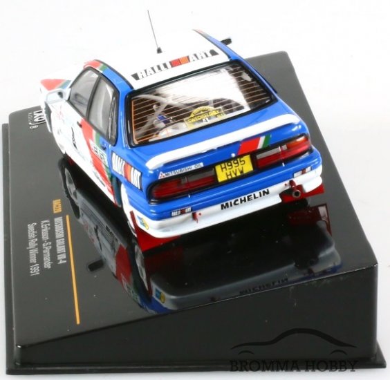 Mitsubishi Galant - Svenska Rallyt 1991 - Eriksson / Parmander - Klicka på bilden för att stänga