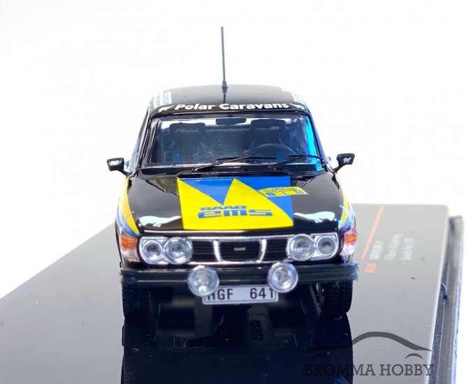 Saab 99 EMS - Svenska Rallyt 1977 - Cederberg / Eklund - Klicka på bilden för att stänga